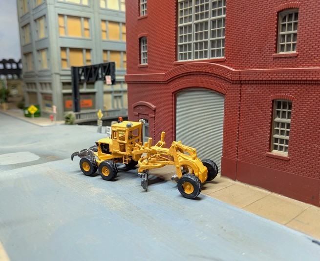1/87 HO Scale Custom Built 1960s Era Galion Grader, 3D Printed, Resin Model