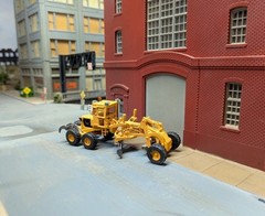 1/87 HO Scale Custom Built 1960s Era Galion Grader, 3D Printed, Resin Model