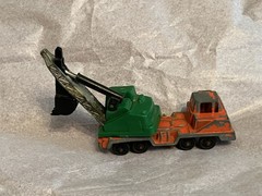 VTG 1960’s TOOTSIETOY 8 WHEEL DIE CASTE 1:64 STEAM SHOVEL TRUCK LITTLE TOUGHS