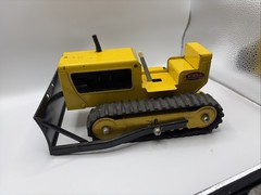 Vintage Tonka Pressed Steel Bulldozer Crawler Mound Minn Oval Decals – Original