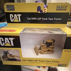 Norscot CAT D5M LGP Dozer 1:87 Diecast Metal Model Yellow/Black