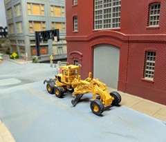 1/87 HO Scale Custom Built 1960s Era Galion Grader, 3D Printed, Resin Model