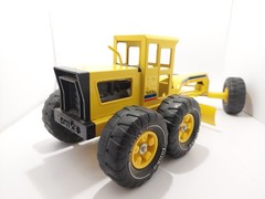 Vintage Pressed Metal Yellow Tonka Road Grader MR-970 18″ 1970’s