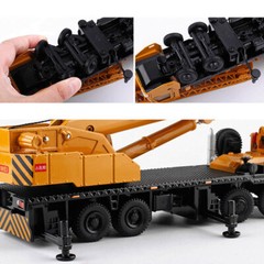 1:55 Crane Truck Construction Equipment Diecast Toy Vehicle Kids Toys Boys Gifts
