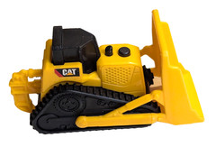 CAT Construction Mini Machine Bulldozer Toy State Plastic 3.5″