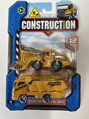 construction toy cars die cast metal plastic bull dozer cement truck building