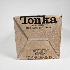 Tonka # 2510 Road Grader • Box Only • Original 1960s era Box Great w/ Graphics