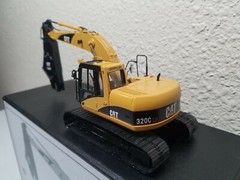 Caterpillar Cat 320C L U Excavator with Shears – CCM Brass 1:48 Scale Model New