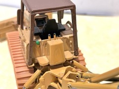 ERTL 1/50 Scale Custom Case «650G» Wide Track-Angle Dozer w/Backhoe Attachment!