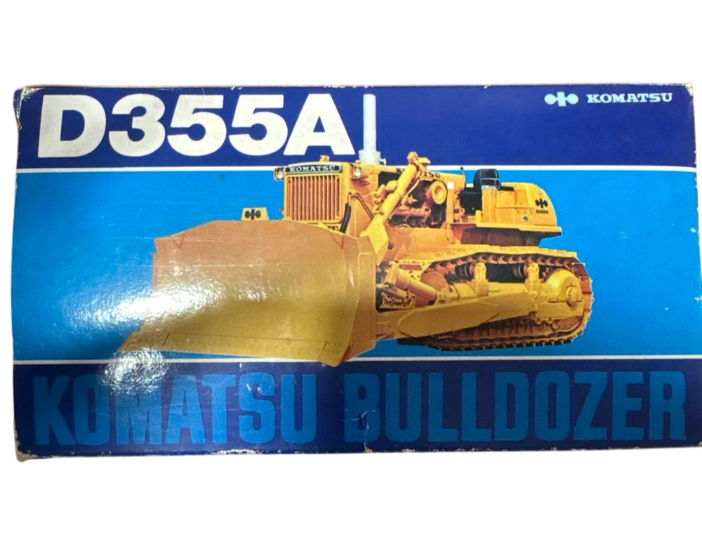 Diapet Yonezawa KOMATSU Bulldozer D355A 1/50 Diecast Model Mint Vintage Japan