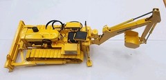 SpecCast Allis-Chalmers HD-3 Industrial 60 Backhoe & Blade 1/16 Diecast 27/100