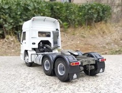 1/24 Scale HOWO 336 Truck White Diecast Car Model Toy Collection Gift
