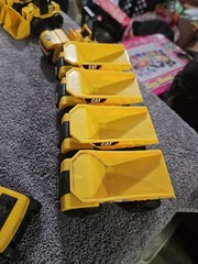 CAT Caterpillar Construction Vehicle Toy Lot Plastic Dump Truck Loader Dozer(13)