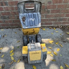 Tonka Vintage Pressed Steel Dump Truck Toy Yellow Gray Black