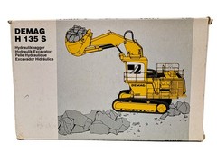 1/50 Demag H135S Mining Front Shovel – Yellow – Conrad Diecast Model #2772