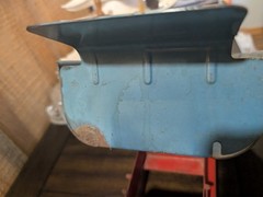 Vtg Marx Lumar Contractors Front Loader Shovel Dump Truck Pressed Steel 1940s