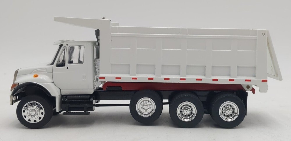 Conrad 1:50 Die-Cast White International 7000 Series Dump Truck LN