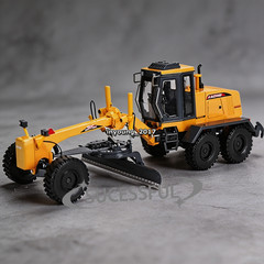 1pc 1/35 Construction Grader Truck Alloy Diecast Engineering Equipment Model