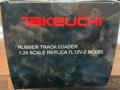 Takeuchi 1/24th Scale Diecast TL12V-2 Rubber Track Skid Steer Loader