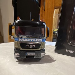NZG 1:50 MAN TGS 8×4 Cement Mixer Truck Diecast Metal Liebherr Matthai