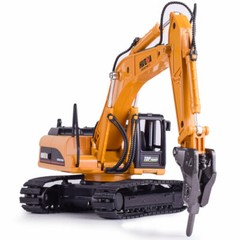 1:50 Drill Excavator Toy Construction Equipment Model Metal Diecast Toy Vehicle