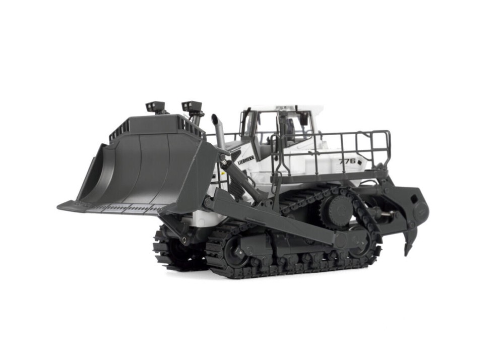 WSI 04-1162 Liebherr PR776 Bulldozer w/Ripper – White – 1/50 O scale Diecast NIB