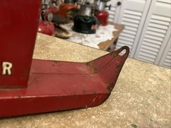 VINTAGE 1960’S RED TONKA TOYS SANDLOADER TOY VERY NICE