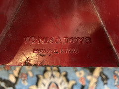 VINTAGE 1960’S RED TONKA TOYS SANDLOADER TOY VERY NICE