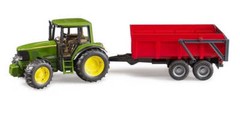 Bruder #09820 John Deere 6920 with Tipping Trailer – New Factory Sealed