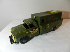 VINTAGE MARX- LUMAR UTILITY SERVICE TRUCK #18- VINTAGE TELEPHONE REPAIR TRUCK