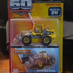 Matchbox Quarry King 60th Anniversary Wheel Loader 1:64 Diecast 2012 Y5922