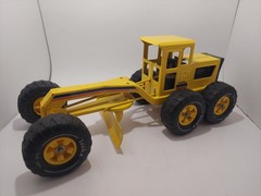 Vintage Pressed Metal Yellow Tonka Road Grader MR-970 18″ 1970’s