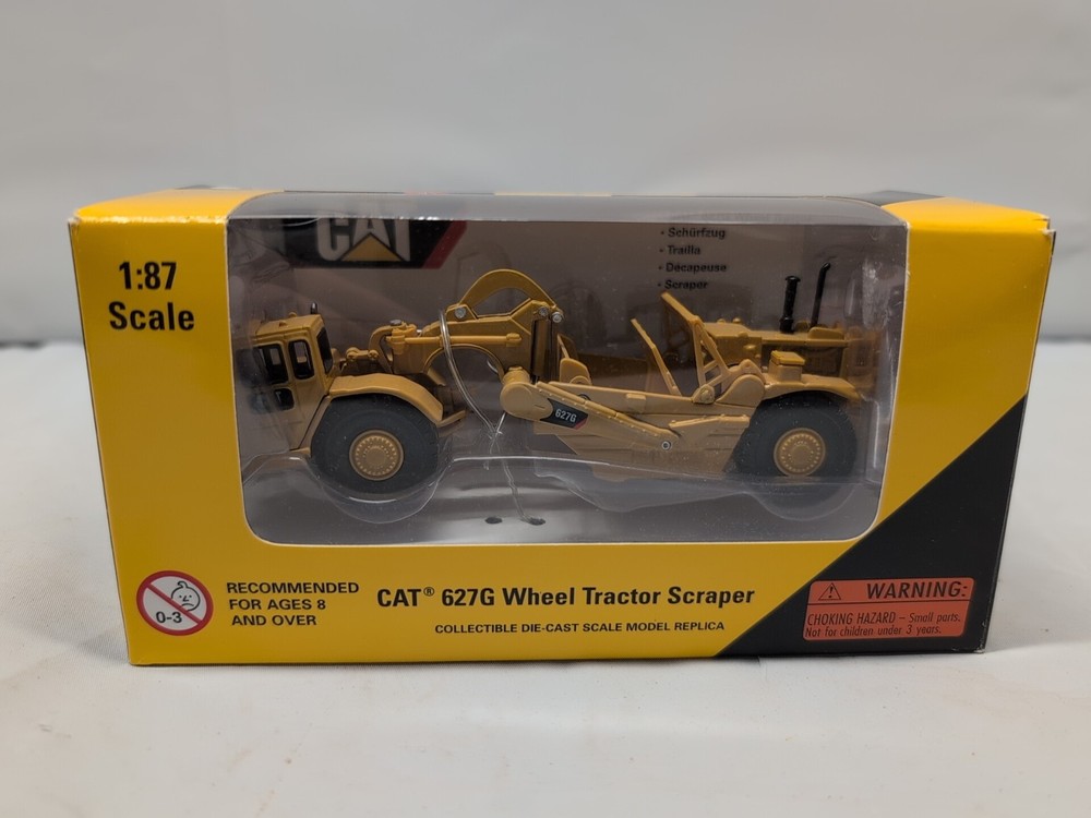 Norscot Cat 627G Wheel Tractor Scraper #55134 1/87 HO Diecast NIB