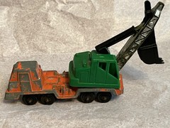 VTG 1960’s TOOTSIETOY 8 WHEEL DIE CASTE 1:64 STEAM SHOVEL TRUCK LITTLE TOUGHS