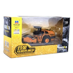 1/50 Road Roller Construction Vehicle Model Diecast Toy Trucks for Boys Kids