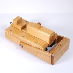 1960s Community Playthings Wooden Bulldozer Toy Rifton NY Solid Maple Vtg USA