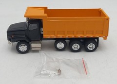 Conrad 1:50 Die-Cast Black/Yellow International 5600 Dump Truck EX