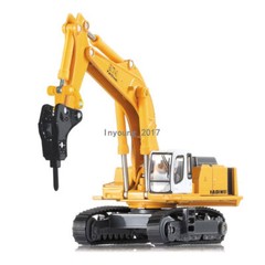 Drill Excavator Toy Construction Equipment Model Diecast Toy Vehicle