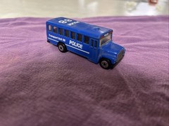 Matchbox Lesney No 47 Wayne Lifeguard Bodied School Bus, Police Transport Unit