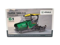 Vogele Super 1800-5x Tracked Paver – NZG 1:50 Scale Diecast Model #1105 New