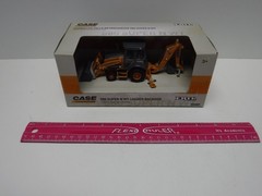 Case Construction 580 Super N WT Backhoe Loader 1/50 Die-Cast Metal Replica Toy