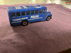 Matchbox Lesney No 47 Wayne Lifeguard Bodied School Bus, Police Transport Unit
