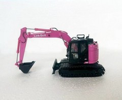 1/50 Scale Link-Belt 145 X4S Compact Excavator Pink Diecast Model Toy Gift