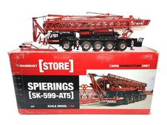 Spierings SK599-AT5 Hydraulic Folding Crane Mammoet WSI 1:50 Scale #9005 Broken