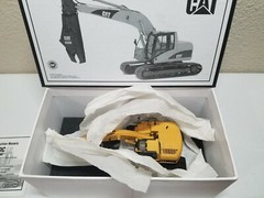 Caterpillar Cat 320C L U Excavator with Shears – CCM Brass 1:48 Scale Model New