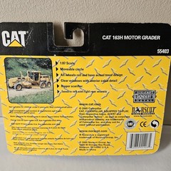2005 Cat Norscot Diecast 1:87 Scale 163H Motor Grader 55403