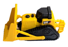 CAT Construction Mini Machine Bulldozer Toy State Plastic 3.5″