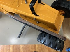 1974-75 Mighty Tonka Grader with side blade orange played with condition