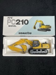 Komatsu PC210 PEMC Excavator Goodswave 1:43 Scale Diecast Model Vtg Tokyo JAPAN
