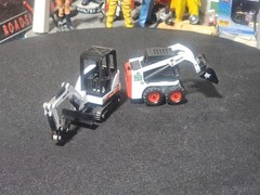 VINTAGE ERTL 1/50 Bobcat Lot OF 2 S753 Skid Steer Loader S325 Excavator NICE